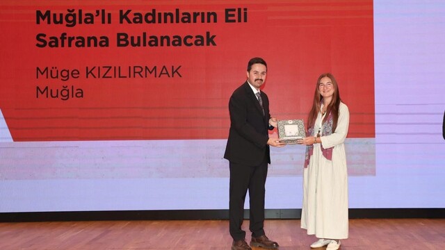 Muğla'daki safran projesi ödüllendirildi