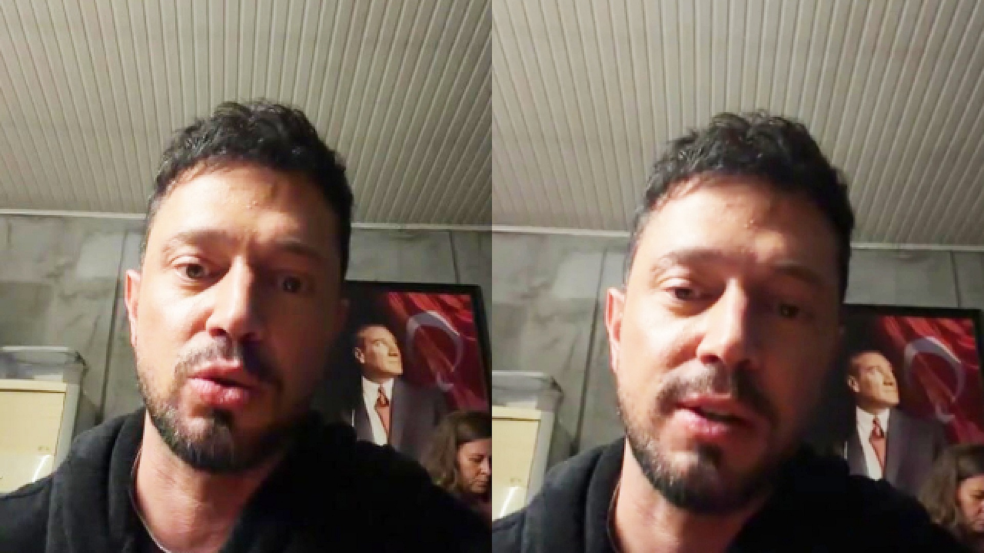 Murat Boz Ayazağa'daki stüdyoda mahsur kaldıklarını duyurdu