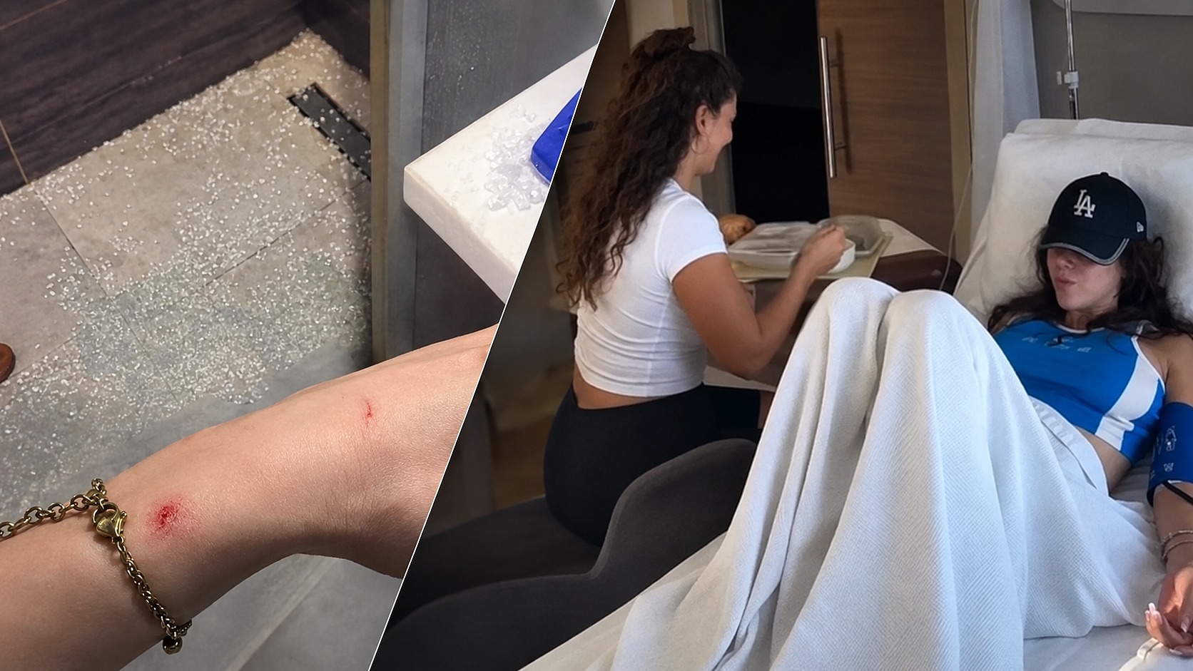 Nefise Karatay evinde duş kabiniyle kaza geçirdi