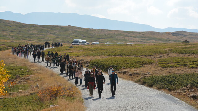 Nemrut Kalderası'nda doğa yürüyüşü düzenlendi