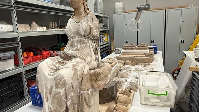 Ordu'da bulunan Kibele heykeli İstanbul Arkeoloji Müzesi'nde