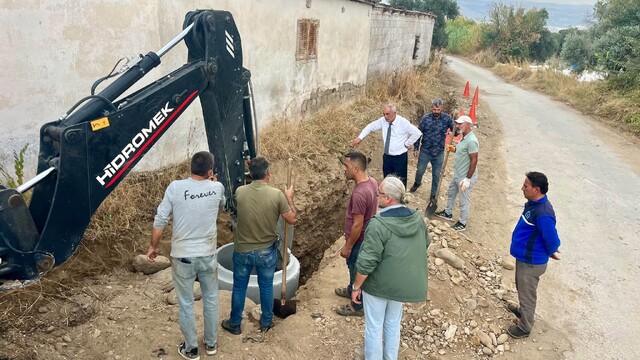 Osman Yıldırımkaya, Sultanhisar'daki çalışmaları takip ediyor