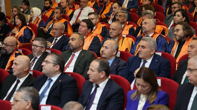Rektör Akkaya, Sinop'ta YÖK Başkanı Özvar ile katıldı