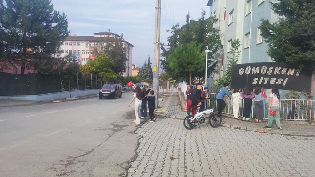 Samsun'da çocuklar 29 Ekim Cumhuriyet Bayramı'nı kutladı