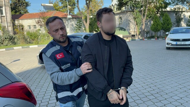 Samsun'da uyuşturucu hapla yakalanan şahıs gözaltına alındı