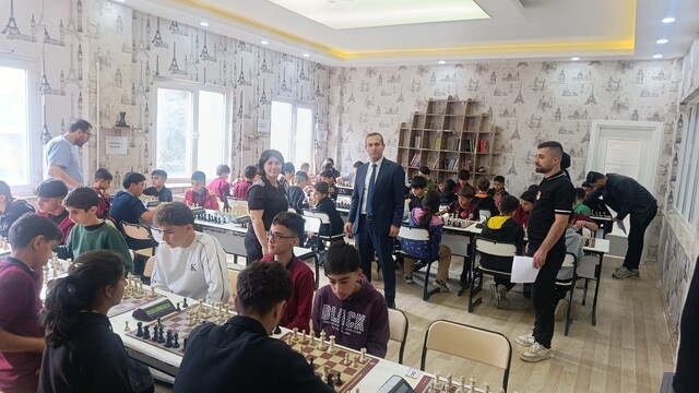 Sason'da Cumhuriyet Bayramı satranç turnuvası sona erdi