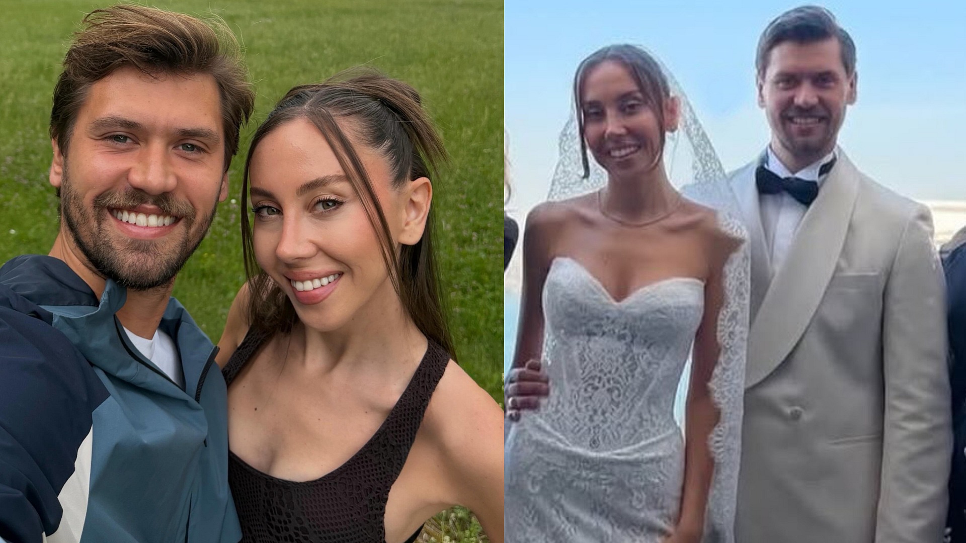 Serhan Onat ve Merve Küsmenoğlu sade bir törenle evlendi
