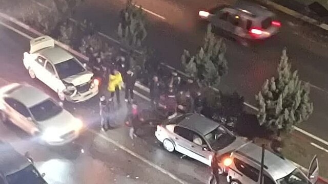 Siirt'te zincirleme trafik kazası: iki kişi yaralandı