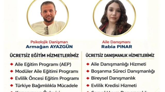 Sinop'ta aile danışmanlığı merkezi ücretsiz hizmet sunuyor