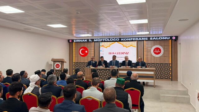 Şırnak'ta din görevlileri için toplantı düzenlendi