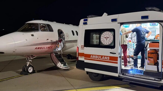 Şırnak'ta hasta nakilleri için hava ambulansları devrede