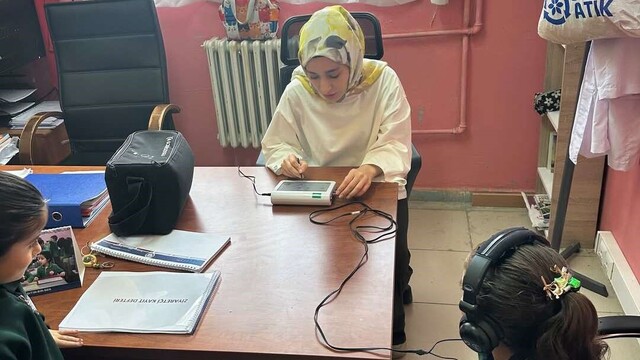 Şırnak'ta öğrencilerin işitme sağlığı için tarama başlatıldı