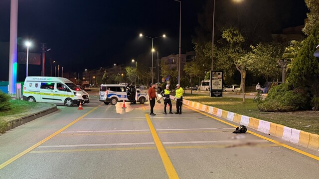 Söke'de otomobil ile çarpışan motosiklet sürücüsü öldü