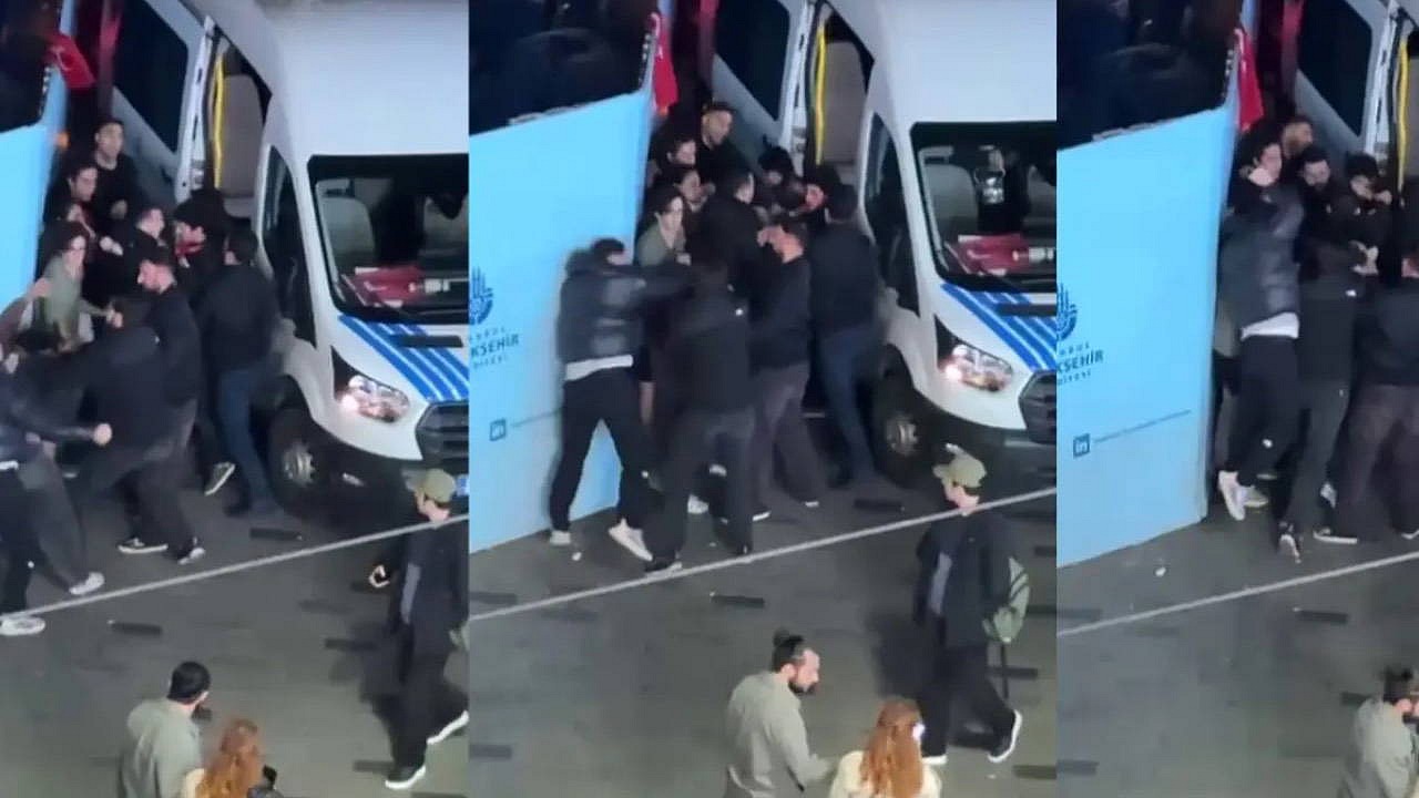 Taksim'de maden kazası protestosu: Gençler gözaltına alındı