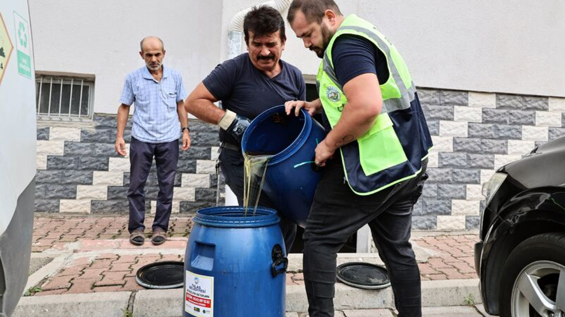 Talas'ta 15 ton bitkisel atık yağ toplama çalışması yapıldı