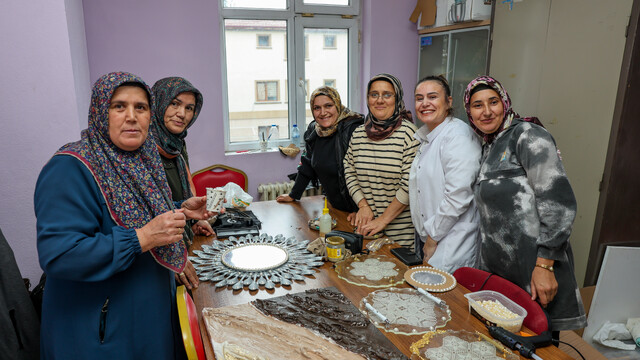 Taşköprü'de özel gereksinimli çocuklar mutfakta öğreniyor