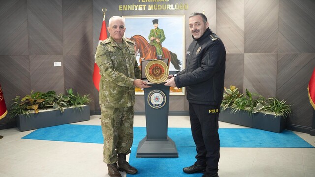 Tekirdağ'da emniyet ve yerel yöneticilerden ziyaretler