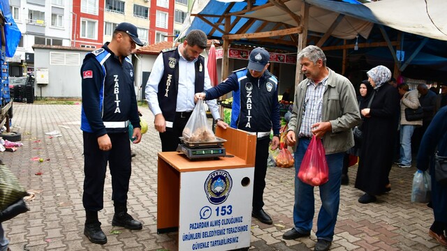 Terme semt pazarlarında denetimler sürüyor