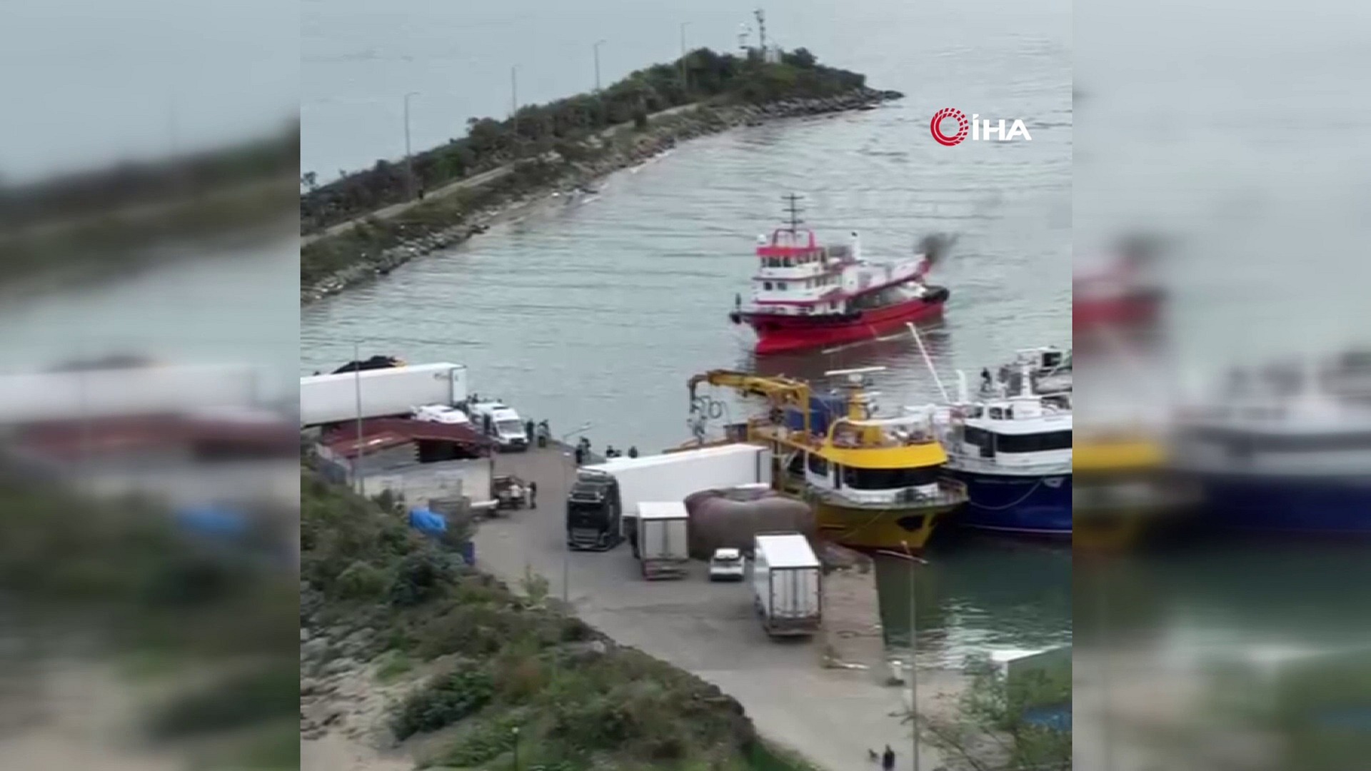 Trabzon'da balıkçı teknesinde kaza: 4 işçi yaralandı