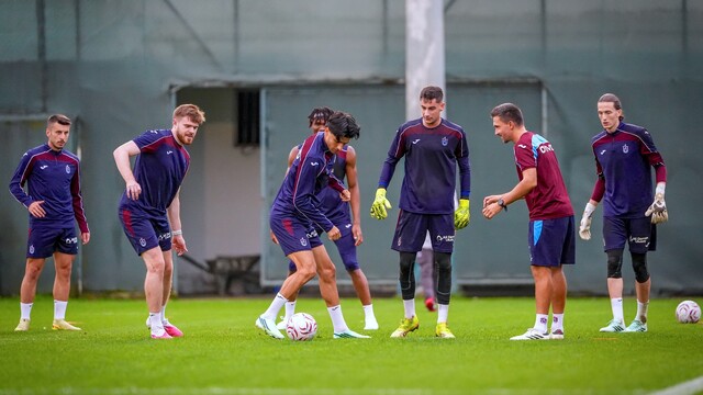 Trabzonspor, Beşiktaş maçı için hazırlıklarına başladı