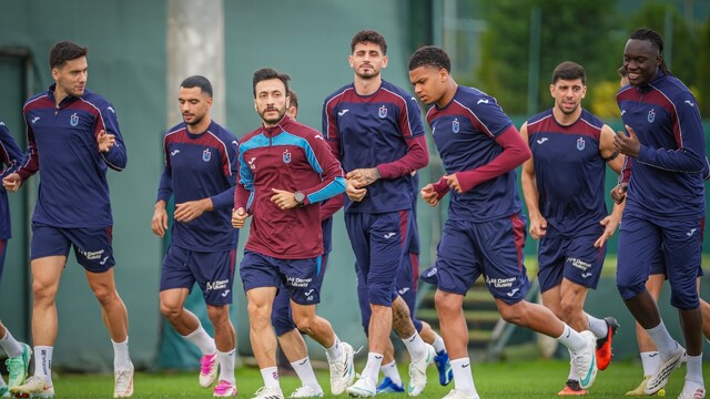 Trabzonspor, Hearts maçı için hazırlıklara başladı