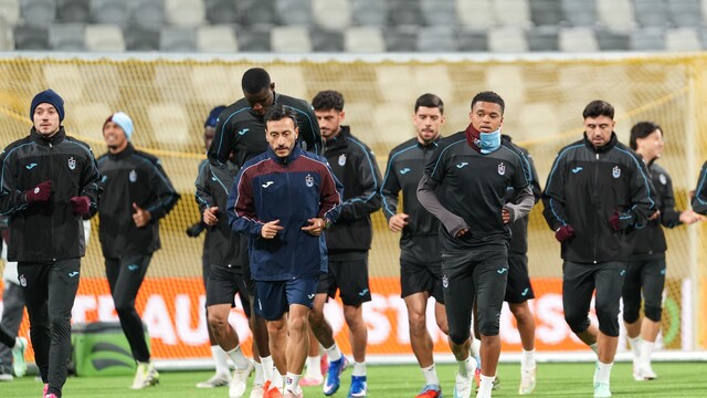 Trabzonspor, KuPS maçı öncesi hazırlıklarını tamamladı