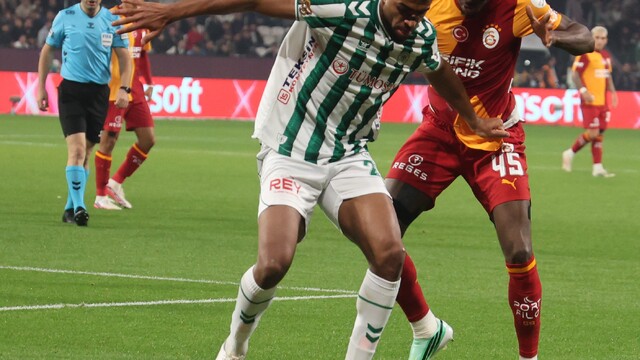 Trendyol Süper Lig'de Konyaspor 0 - Galatasaray 2: İlk yarı