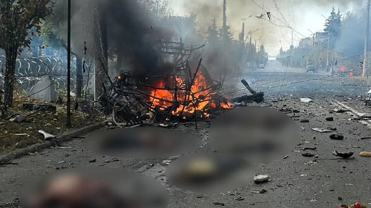 Ukrayna'da otobüs durağına düzenlenen saldırıda 33 kişi öldü