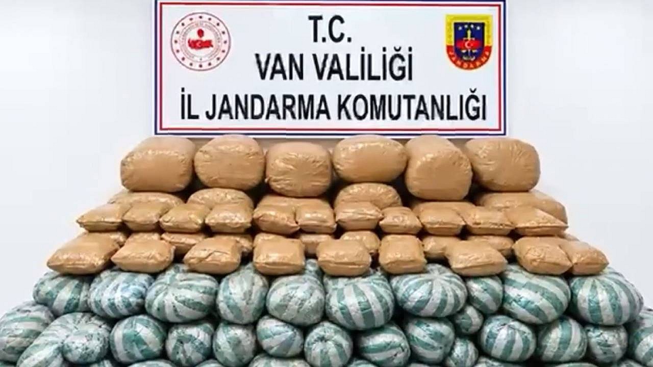 Van'da 517 kilo uyuşturucu madde ele geçirildi, 1 gözaltı