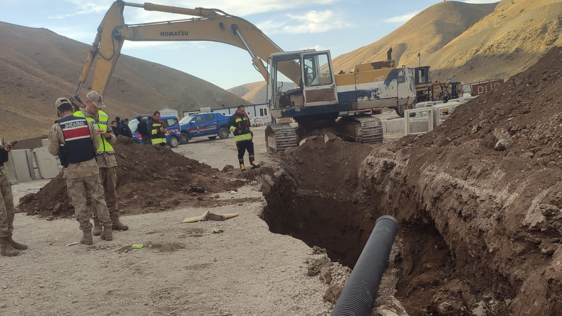 Van'da altyapı çalışmasında göçük: 1 işçi hayatını kaybetti