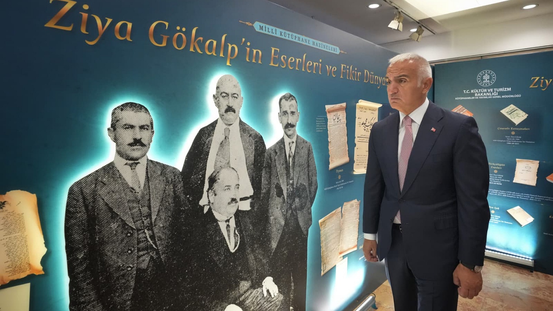 Ziya Gökalp’in fikri mirası Millî Kütüphane'de sergilendi