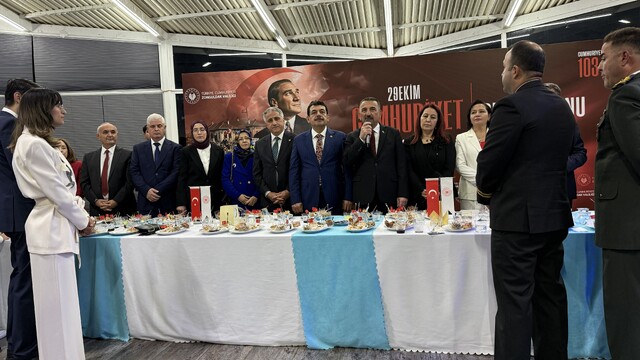 Zonguldak'ta Cumhuriyet Bayramı resepsiyonu düzenlendi