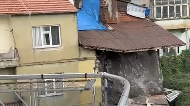Zonguldak'ta sağanak sonrası çöken evde ikinci çökme yaşandı