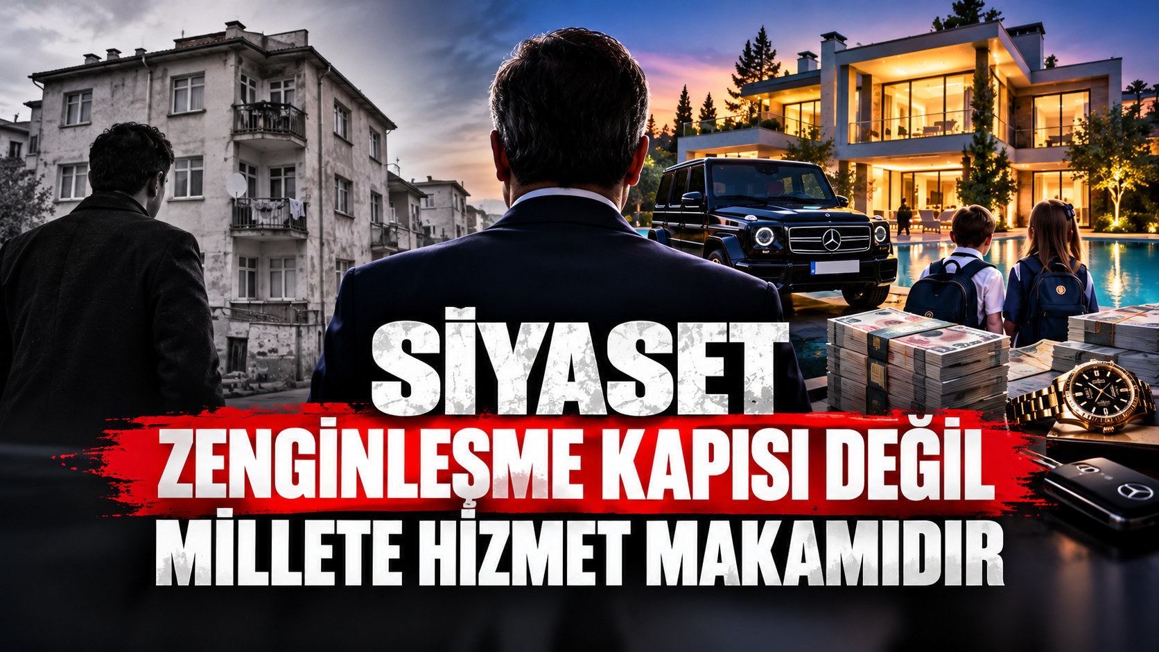 SİYASET ZENGİNLEŞME KAPISI DEĞİL, MİLLETE HİZMET MAKAMIDIR.