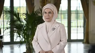 Emine Erdoğan, TDT Zirvesi'nde dayanışma mesajı verdi