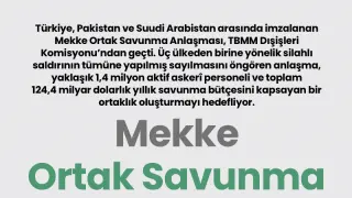 Mekke ortak savunma anlaşması TBMM'den geçti