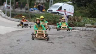Rize'de tahta araba yarışlarıyla kültürel miras yaşatıldı