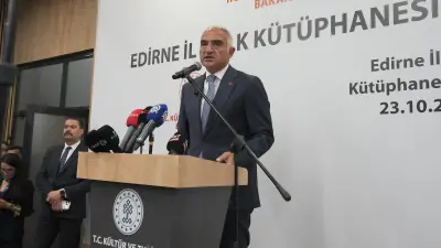 Edirne'ye yeni bir kütüphane kazandırıldı