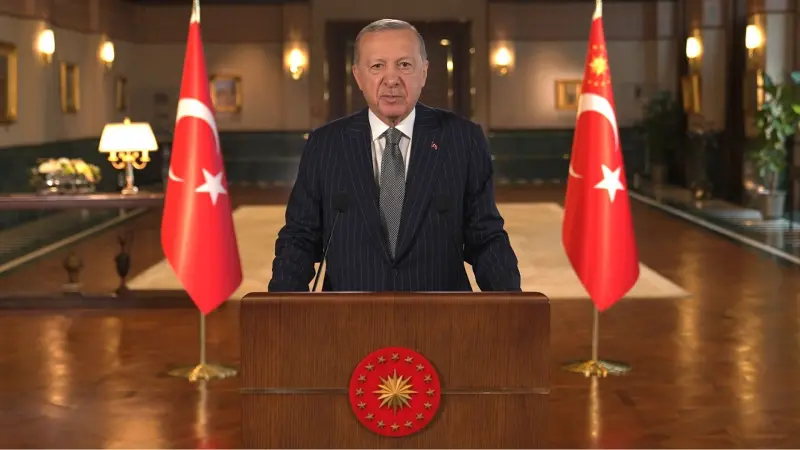 Cumhurbaşkanı Erdoğan, Cumhuriyet Bayramı'nı kutladı