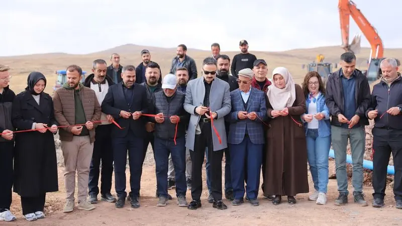 Doğubayazıt'ta 25 yıl sonra içme suyu isale hattı açıldı