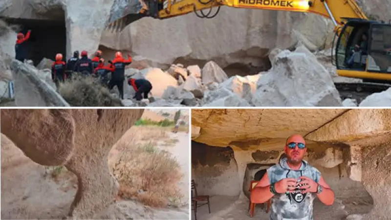 Kapadokya'da göçen yerler için uyarı: Tehlike mevcut